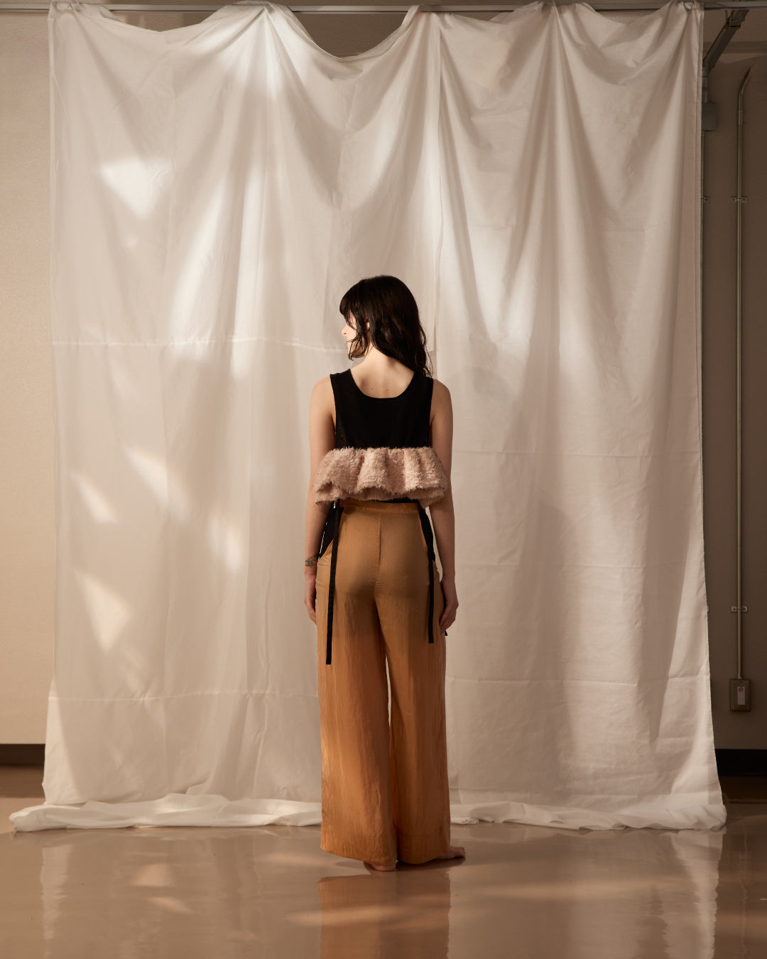 “Hakama”sheer Pants