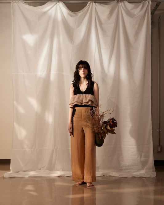 “Hakama”sheer Pants